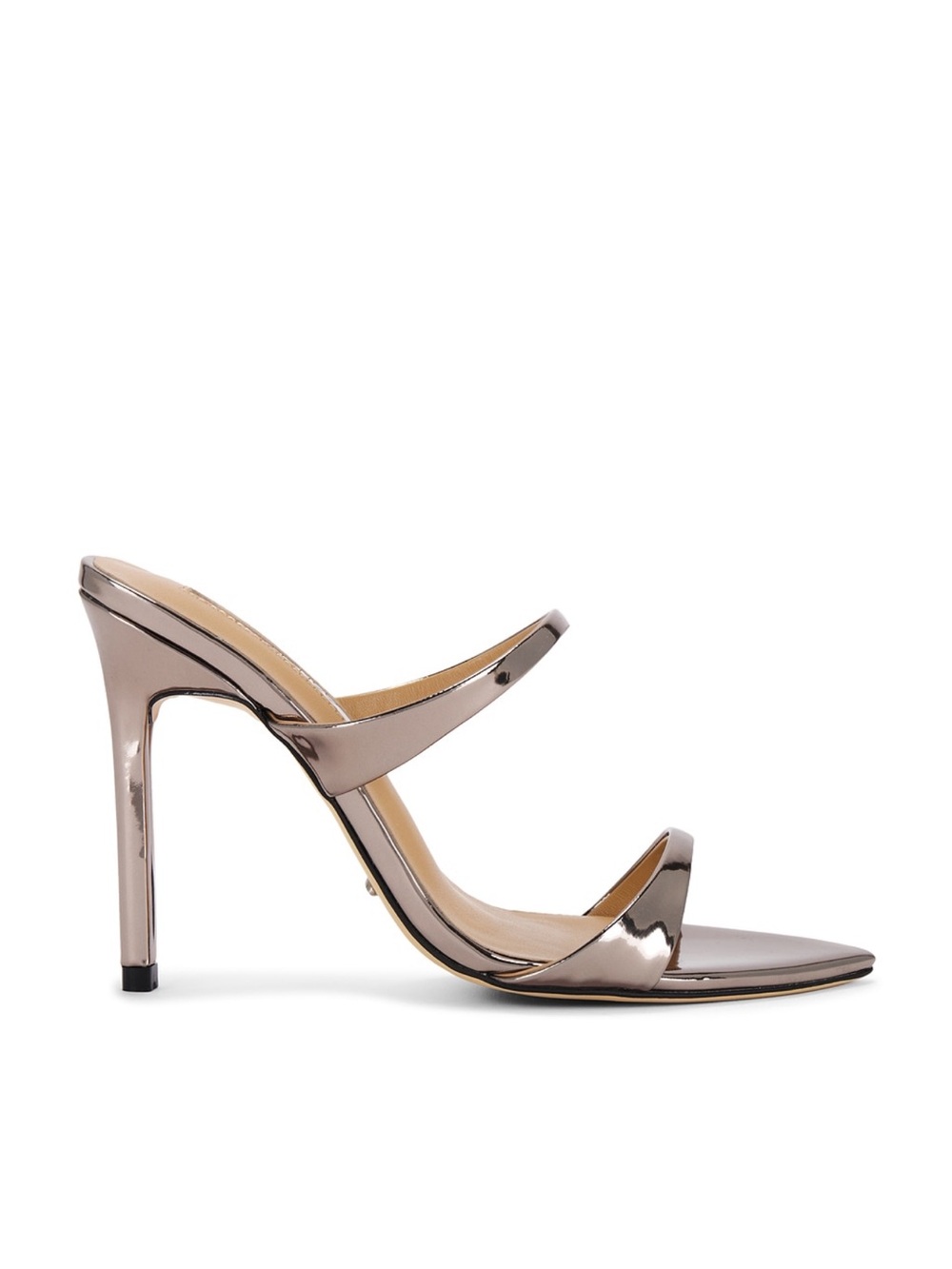 Tony Bianco Maxi Sandal on Gunmetal Shine